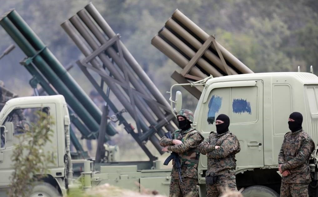 Hezbollah fighters in southern Lebanon, May 2023; credit: Tasnim News Agency, CC BY 4.0
