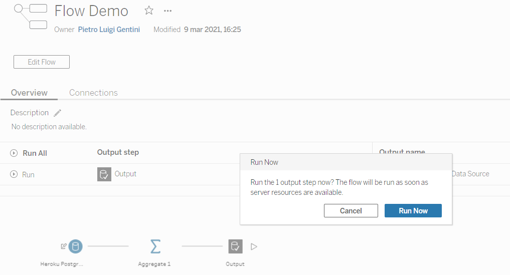 How to run Prep Flows on Tableau using Tableau REST API