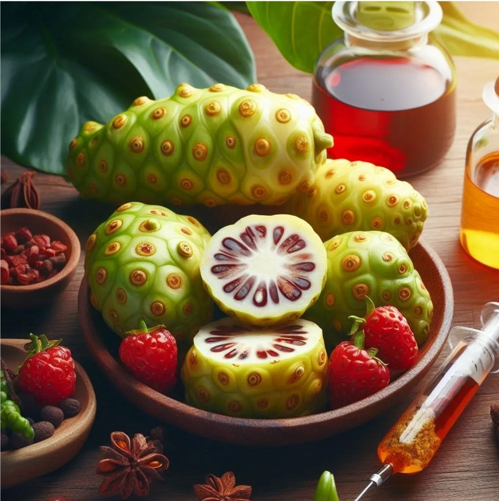 Noni and its exceptional effect on blood sugar regulation. by Janice