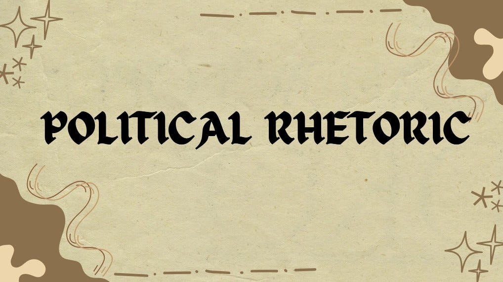 Political Rhetoric: How Gullible is the Average Intelligent Voter? | by ...