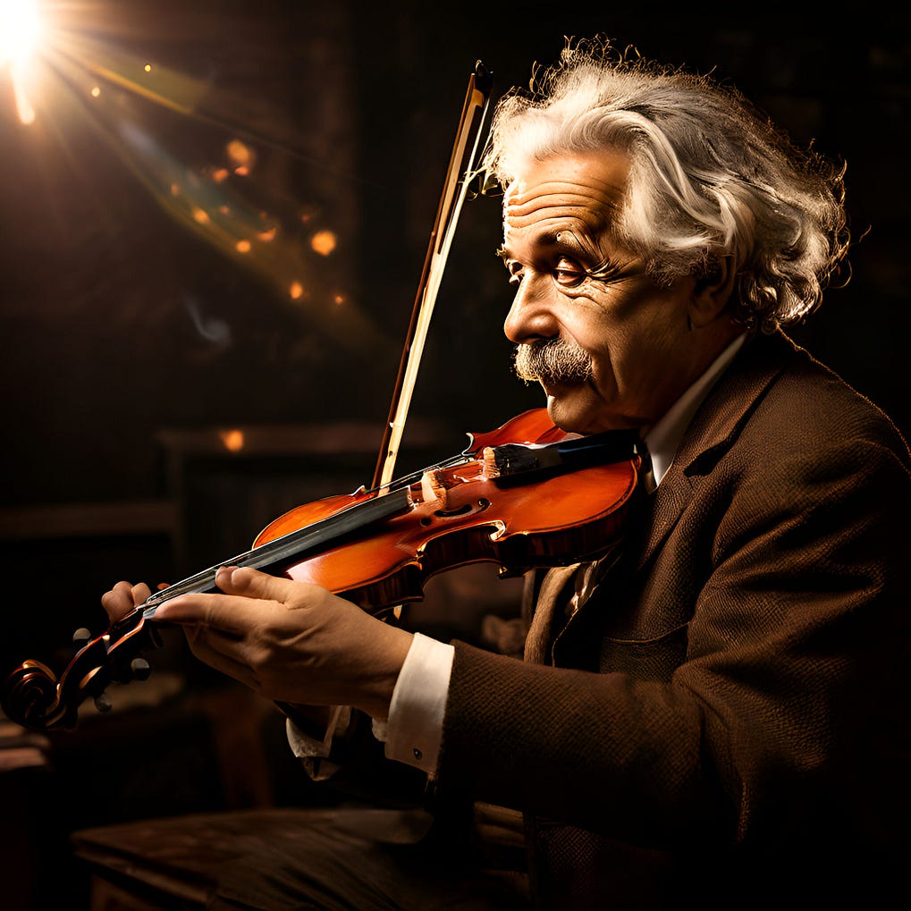 How did Albert Einstein Utilize his Free Time?