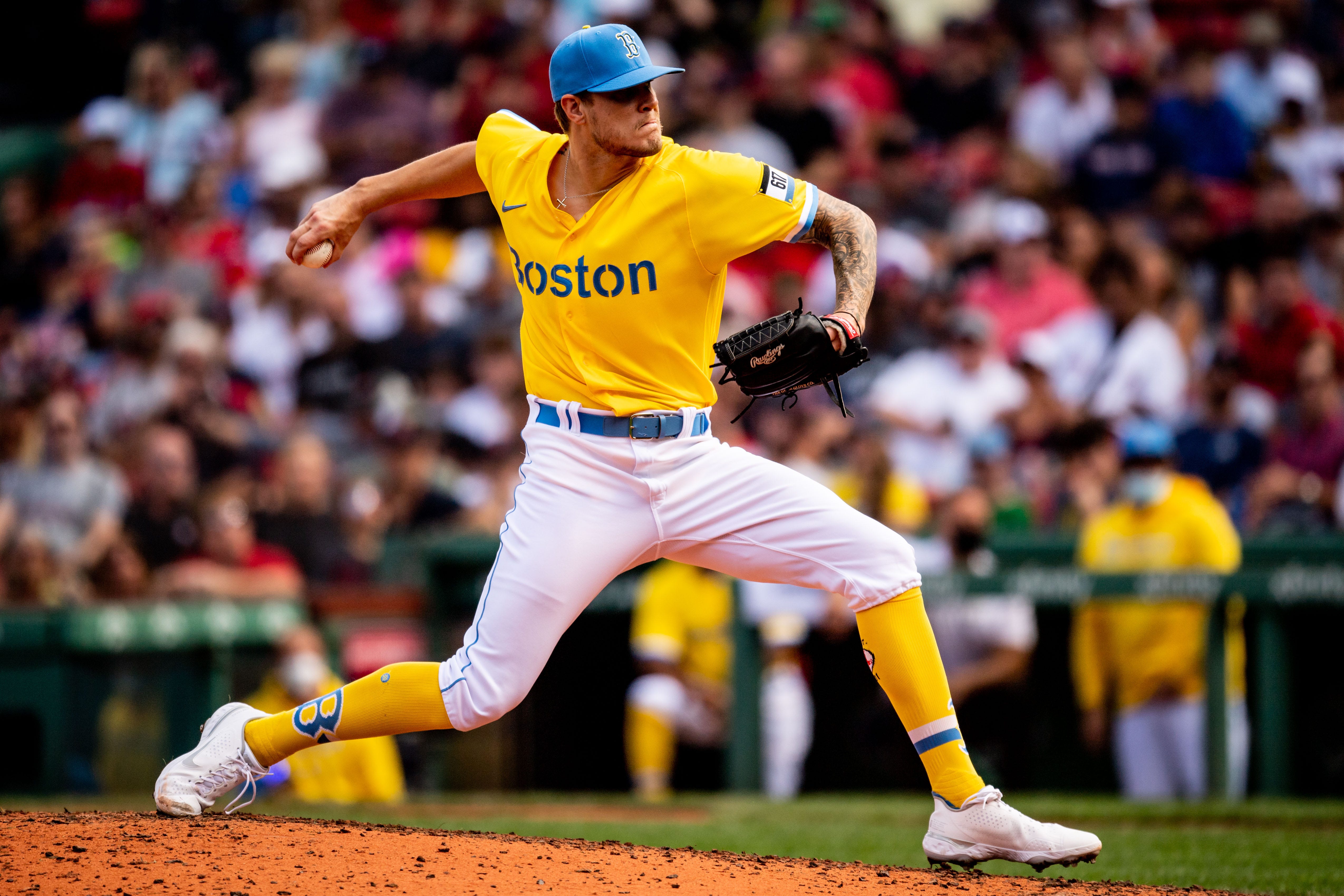 Wearing yellow, Boston defeats Baltimore for second in a row - Fenway Frames