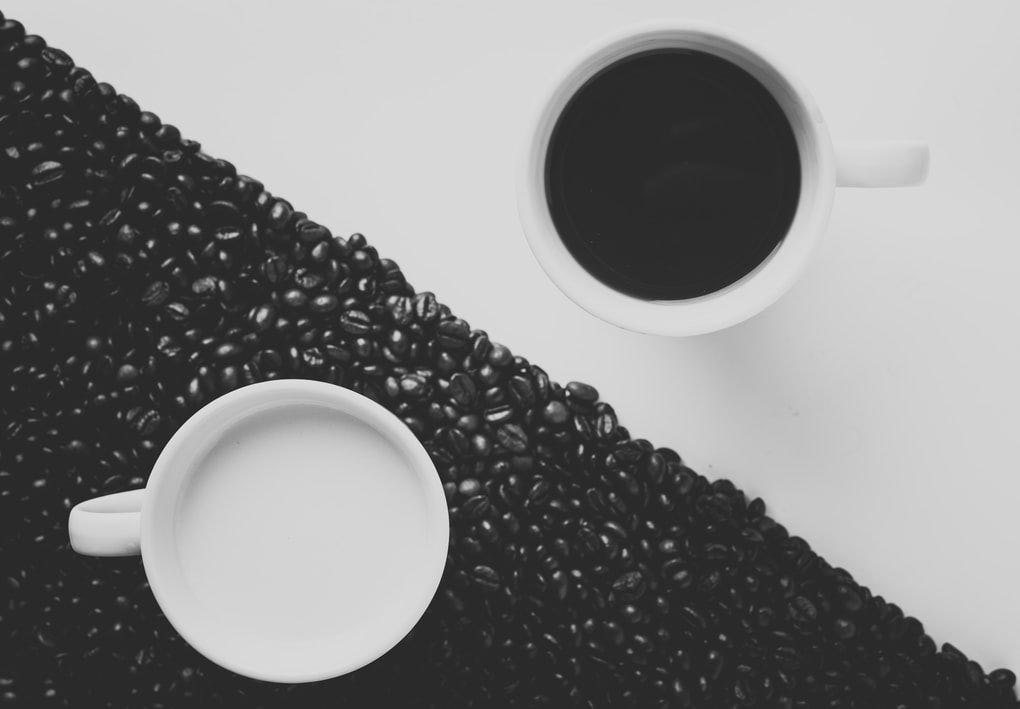 yin yang coffee by Alex from Unsplash