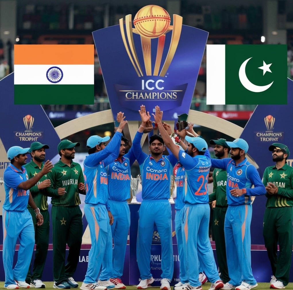 India Pakistan cricket rivalry in ICC Champions Trophy | by Umar ...