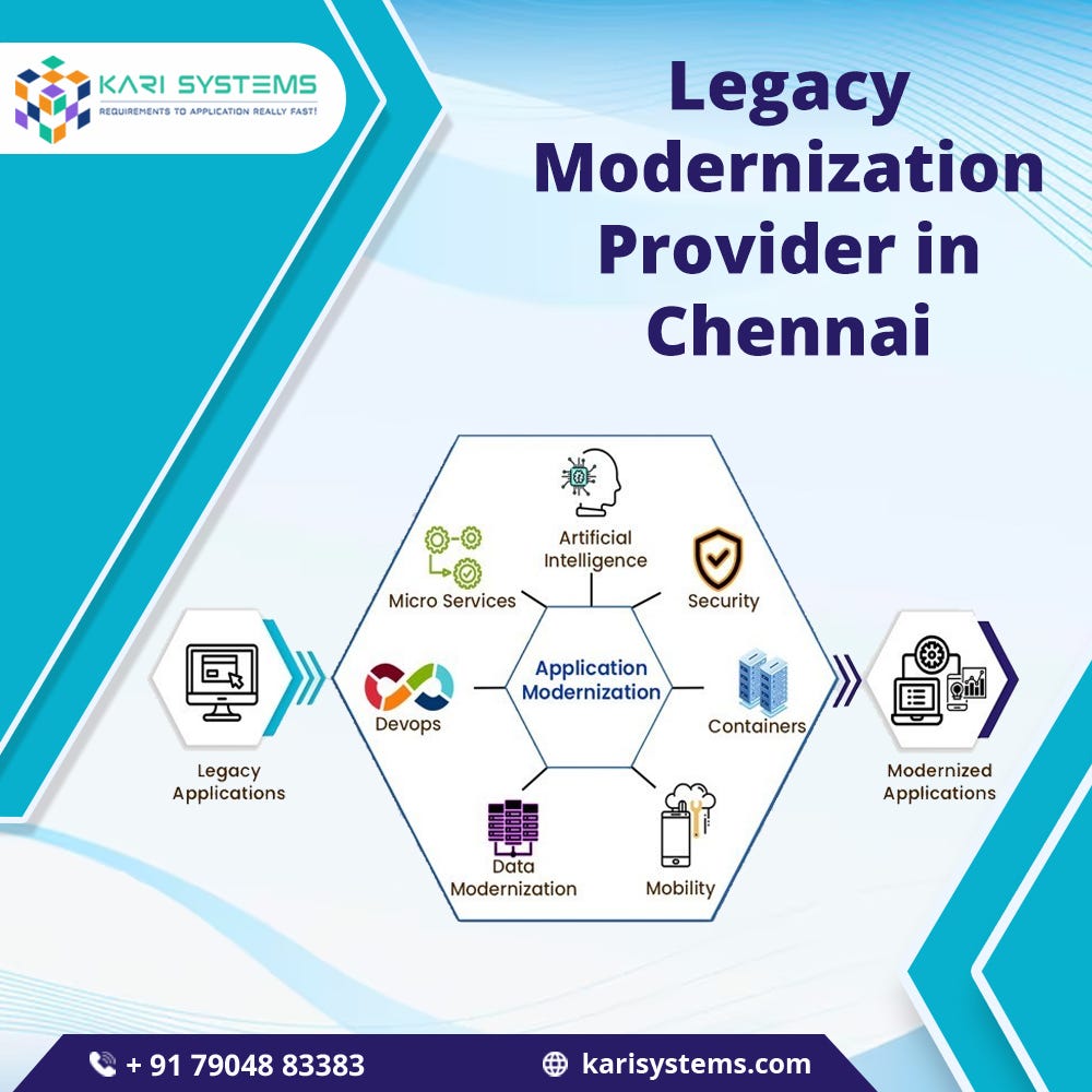 Amazing Reasons For Choosing the Legacy modernization provider in Chennai