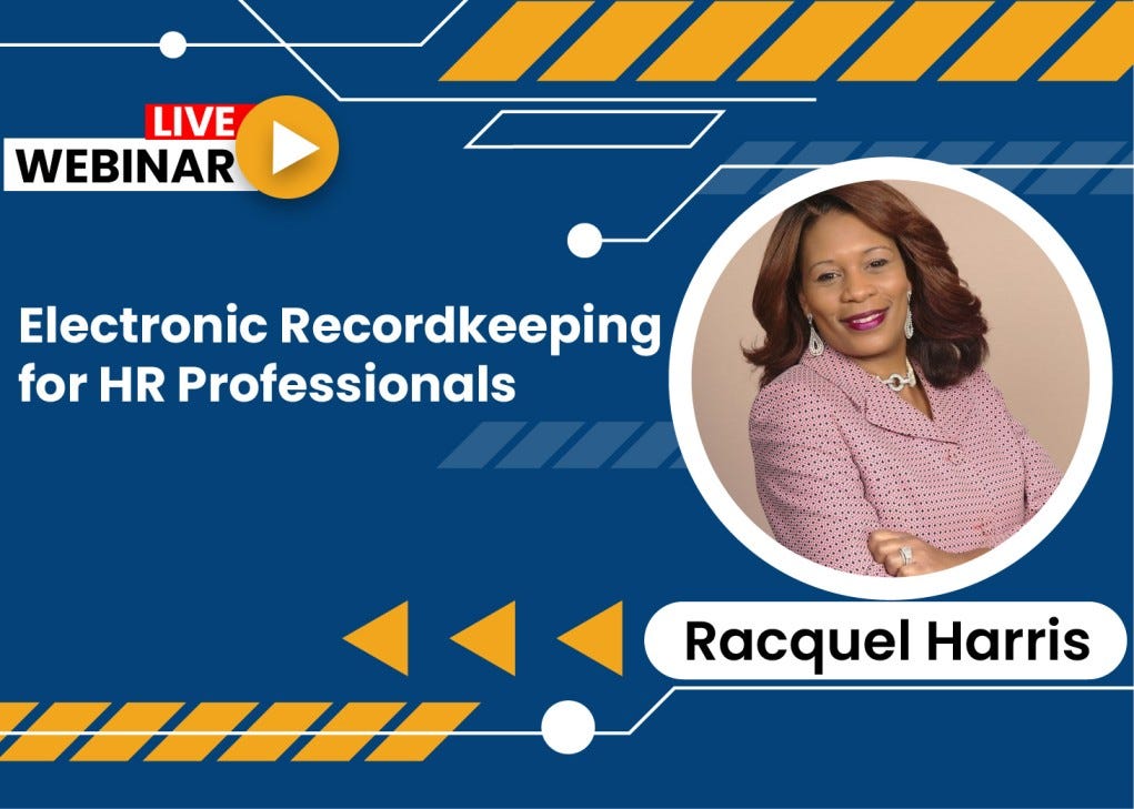 Electronic Recordkeeping for HR Professionals by Jerrypaul Nov