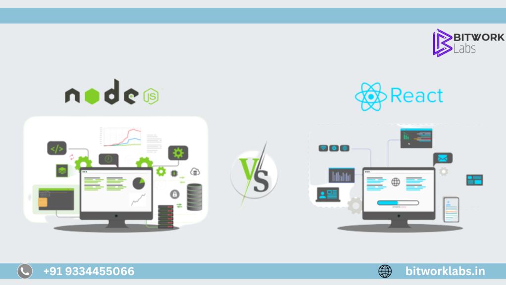 Node Js v/s React : The Comparison | by Bitwork Labs | Medium image.