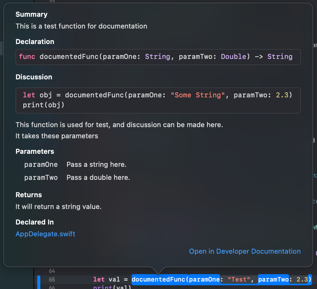Quick Help Documentation in Swift by Günseli Sevinç Medium