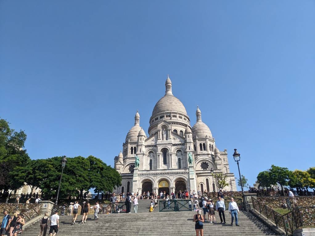 The view of Paris & Sacré-Cœur — Photos by Yvonne