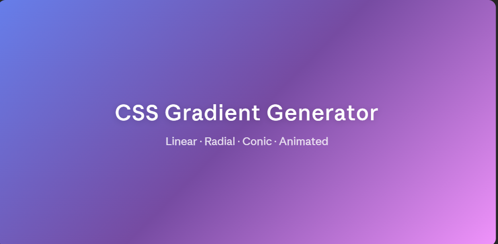 CSS Gradient Generator: The Developer’s Complete Playbook for 2026 | by ...