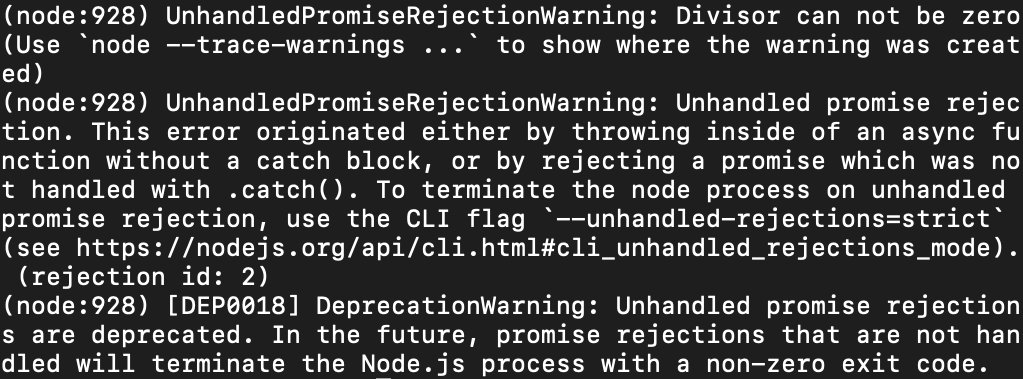 How to handle javascript promise rejection in case of async-await | by ...