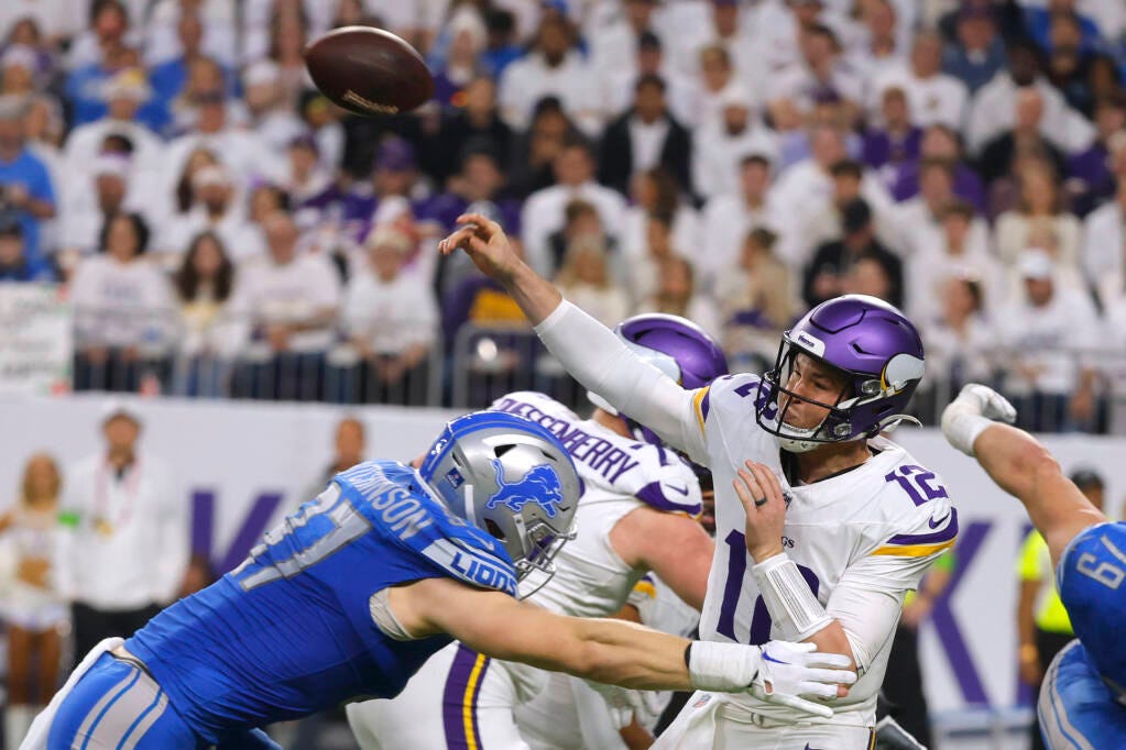 Minnesota Vikings vs. Detroit Lions Betting Preview, Odds & Prediction