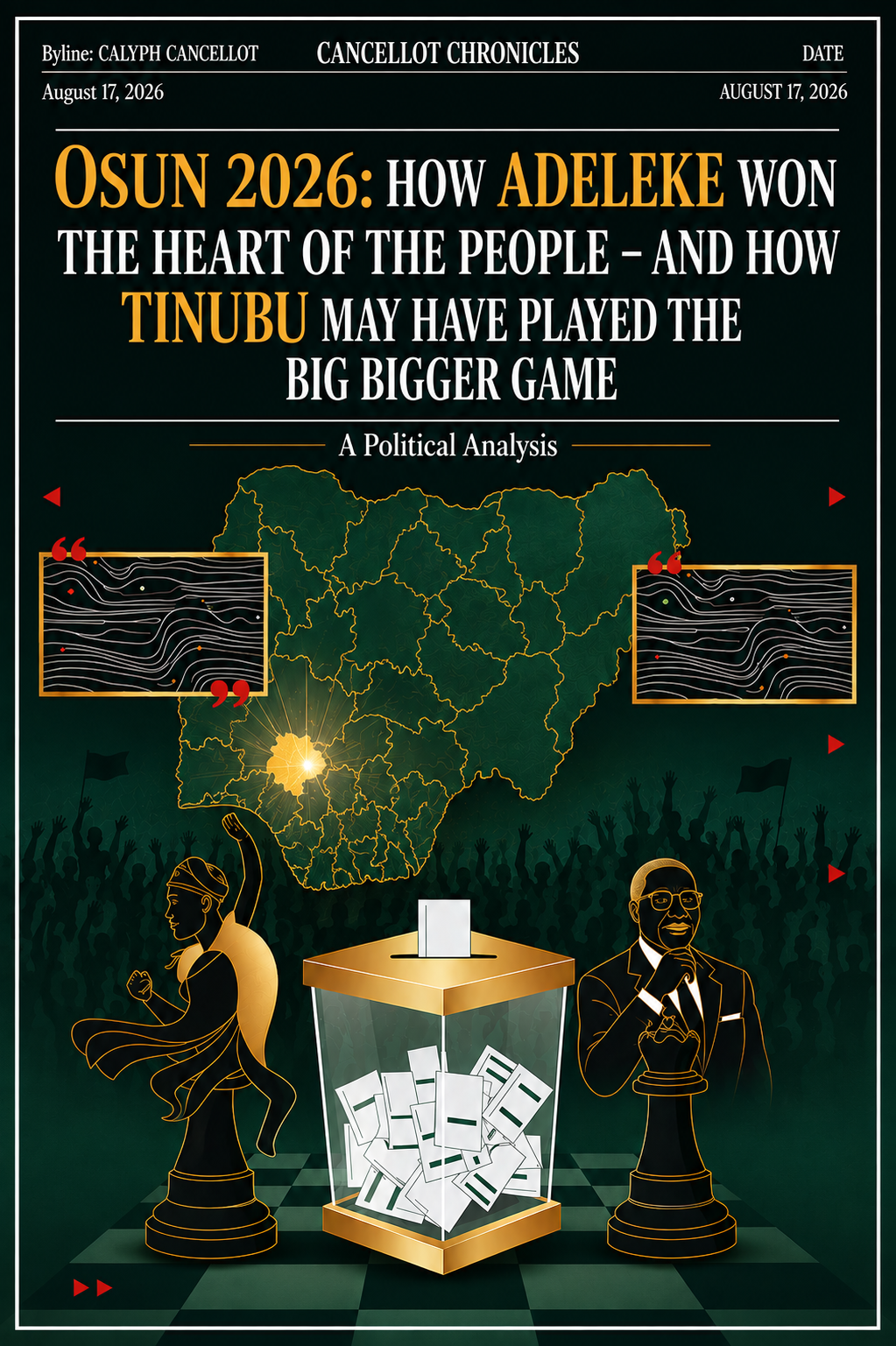 Osun 2026: How Adeleke Won the Heart of the People — and How Tinubu May Have Played the Bigger Game