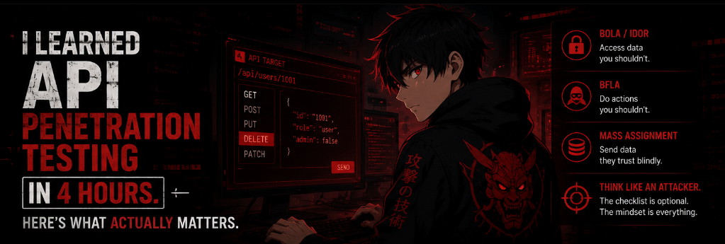 I Learned API Penetration Testing in 4 Hours. Here’s What Actually Matters.