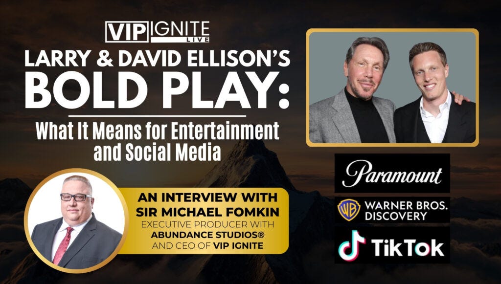 Larry & David Ellison’s Bold Play: What It Means for Entertainment and Social Media