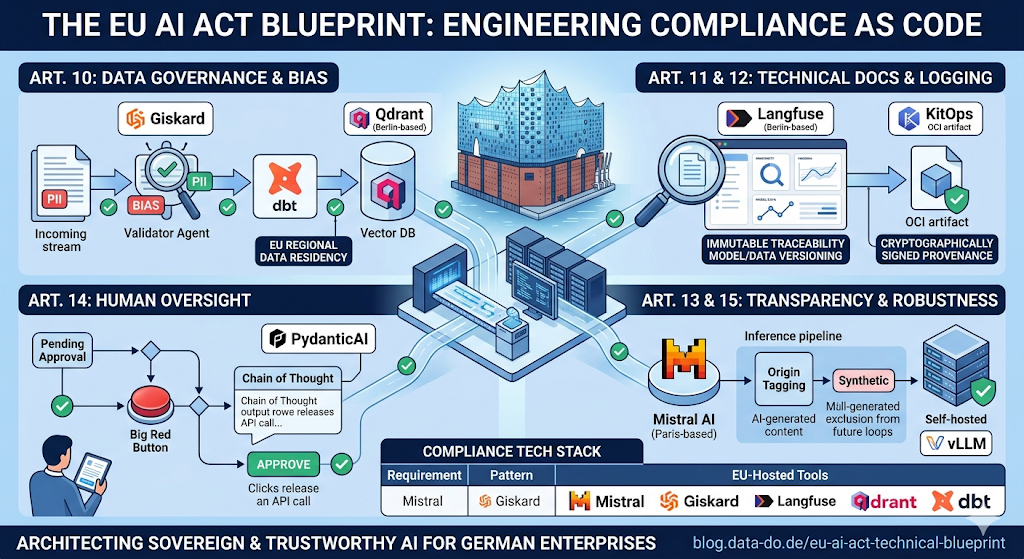 Production-Grade Compliance: Engineering the EU AI Act into Sovereign Agentic Pipelines