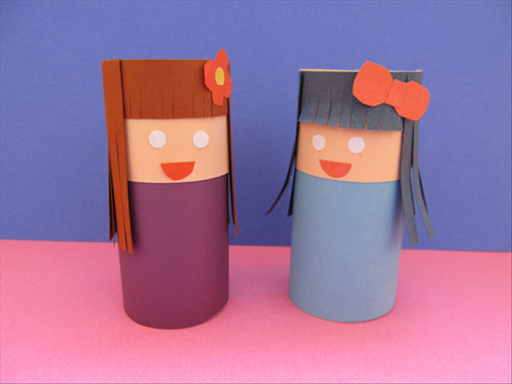 Como fazer bonecas de papel, by Arte com Papel