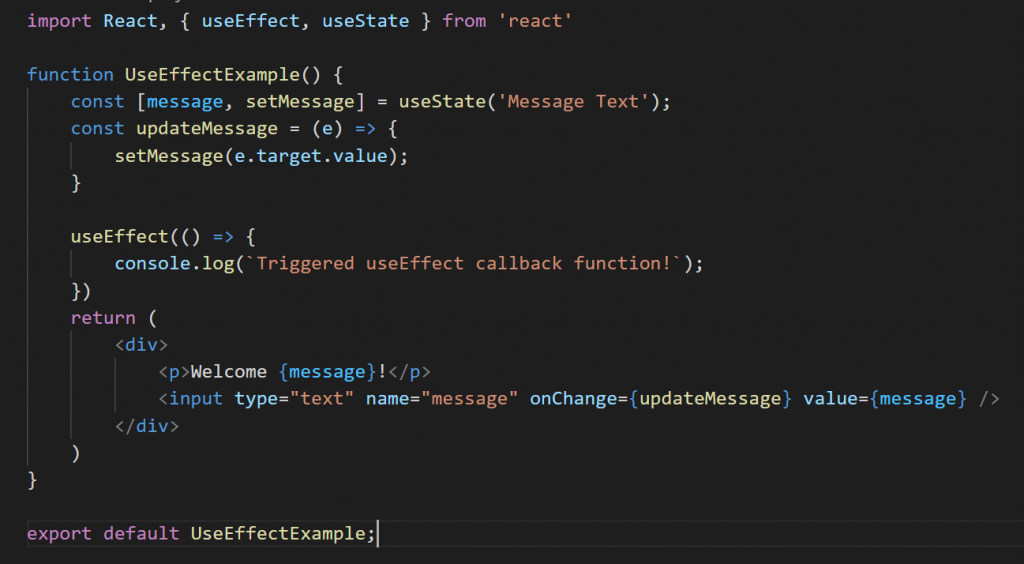 React JS useEffect Hook. useEffect() is a react hook that lets… by