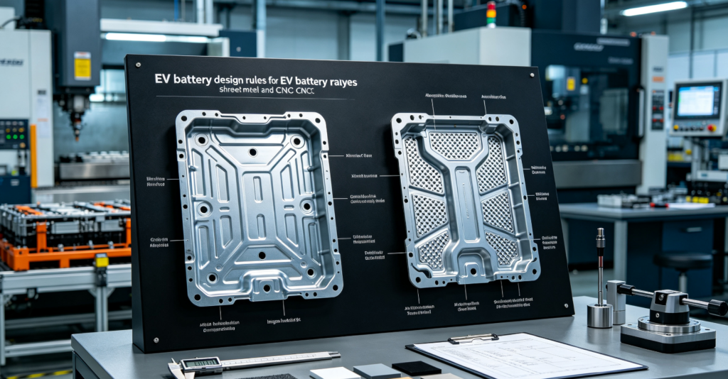 Lightweight Design Rules for EV Battery Trays (Sheet Metal & CNC) — Zorapid