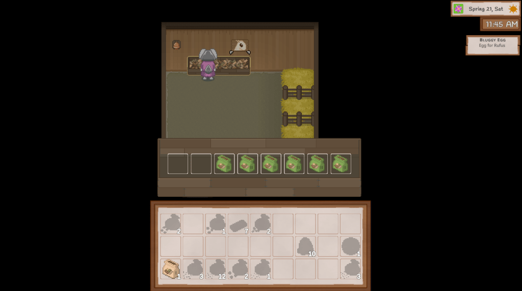 Snacks and other food can be placed inside.