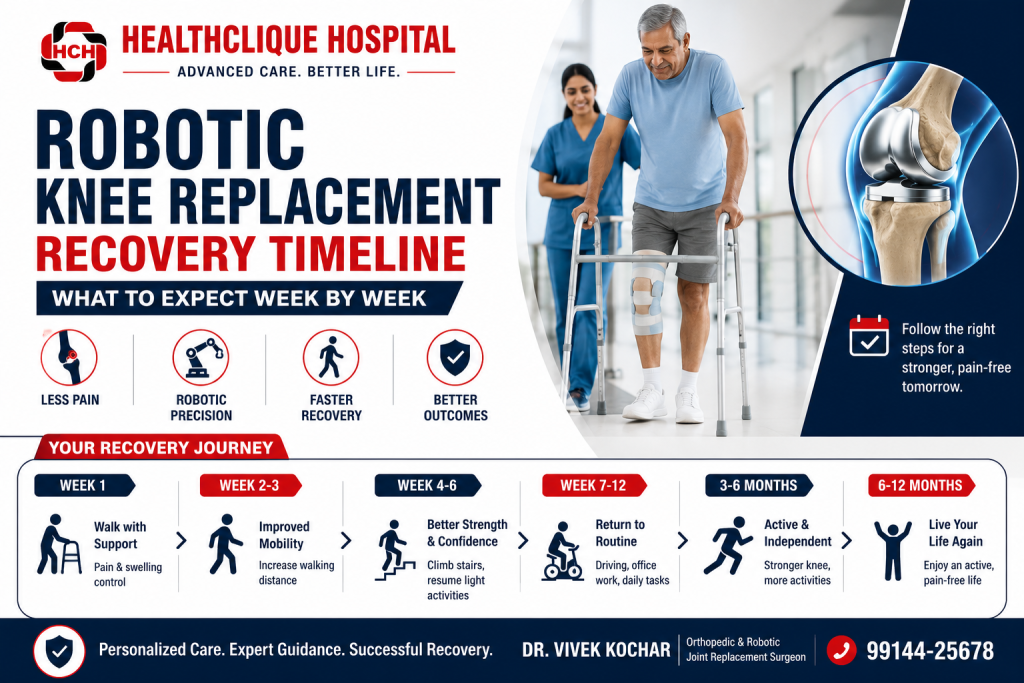 Robotic Knee Replacement Recovery Timeline