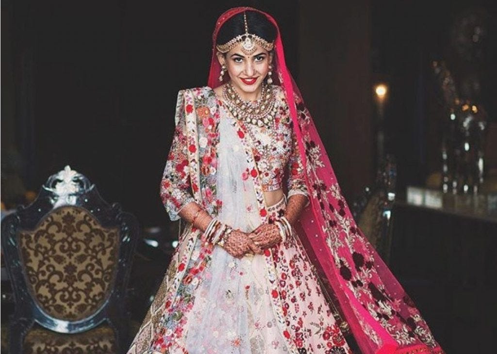 Offbeat Bridal Lehengas That Will Make You Ditch Red | by Sahib Singh |  Medium