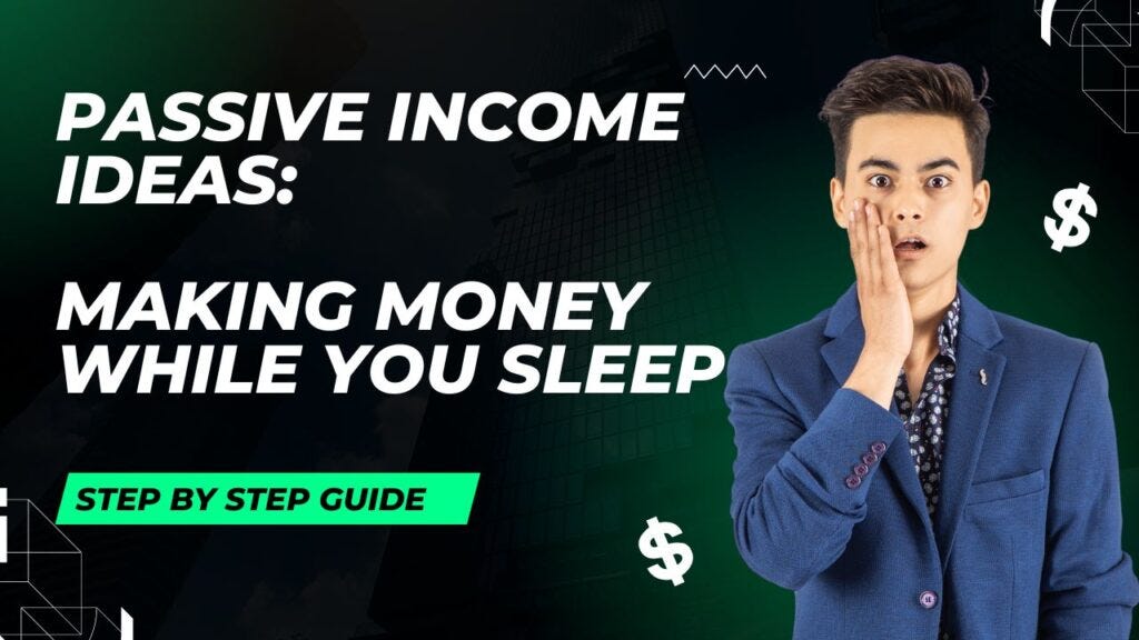 Passive income ideas: Making money while you sleep | by Christoph ...