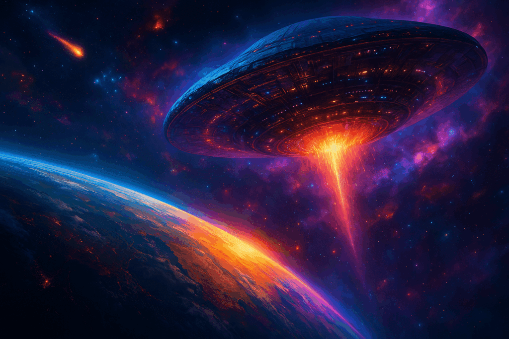 Did AI Send the Mothership?