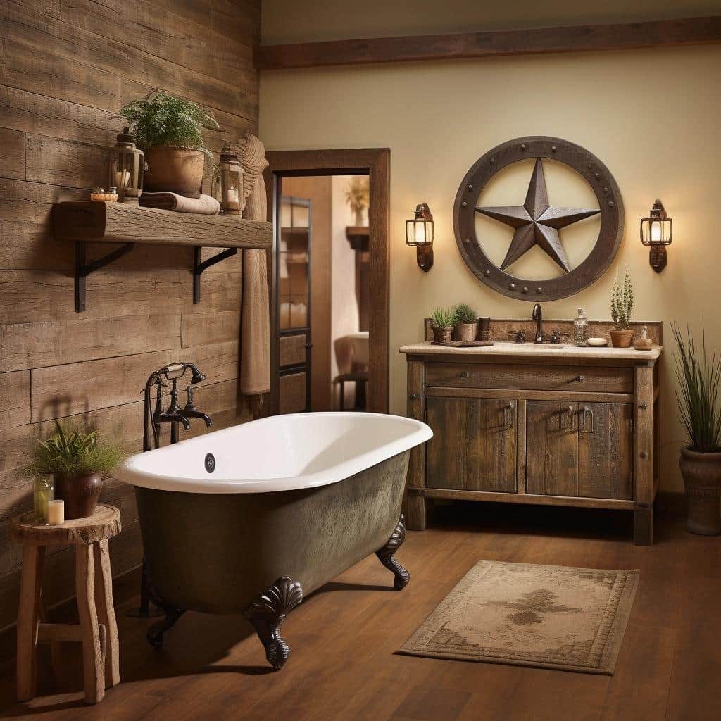 Unveil the Rustic Charm: Transform Your Bathroom with Western Decor