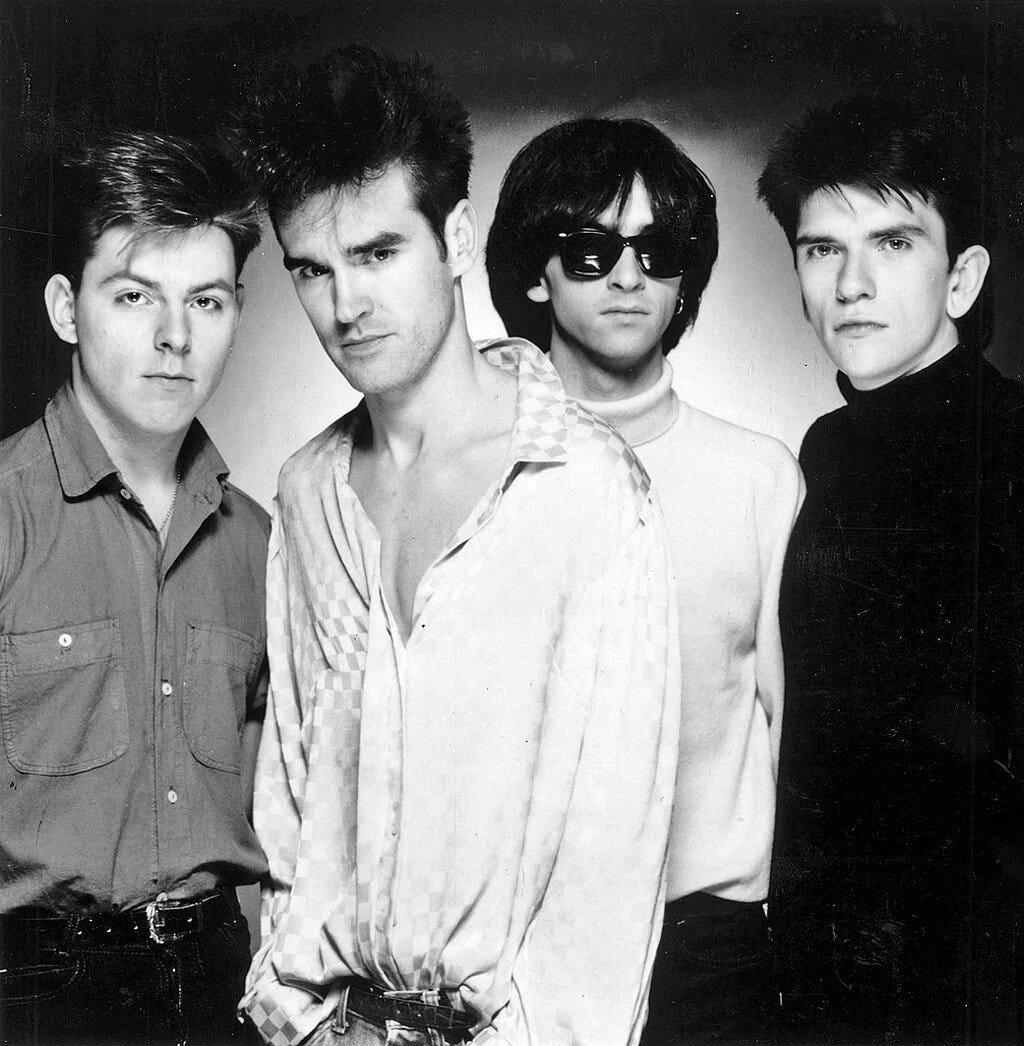 Young Johnny Marr during The Smiths era