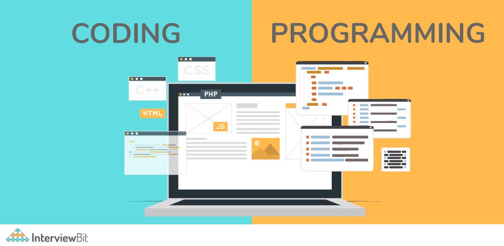 Programming Vs Coding. Explore the difference between coding… | by ...