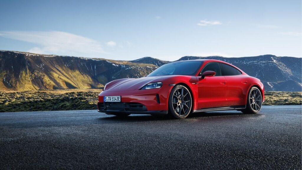 Porsche Adds 2 New Models To The 2025 Taycan Lineup