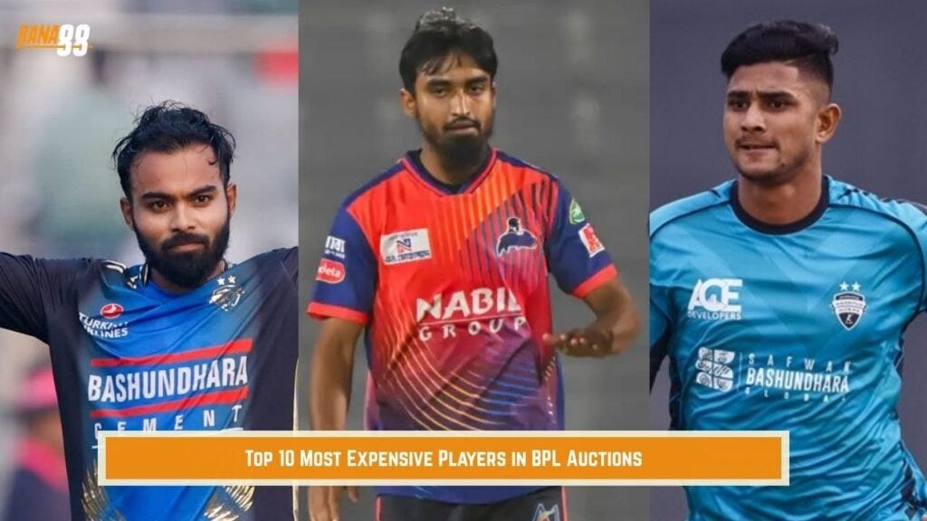 Top 10 Most Expensive Players in BPL Auctions