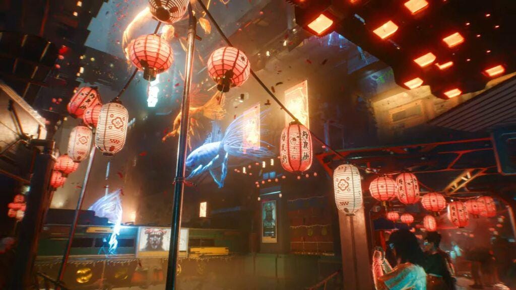 Every advertisement in Night City reveals something about the society that created it.