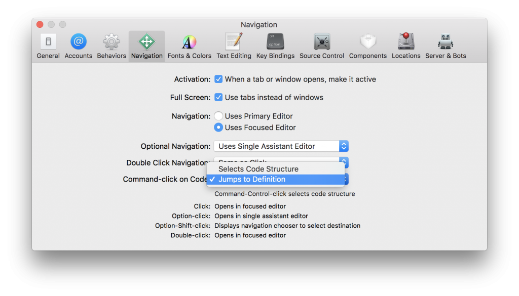 Command-click on code options and possibilities in Xcode | by Antoine ...
