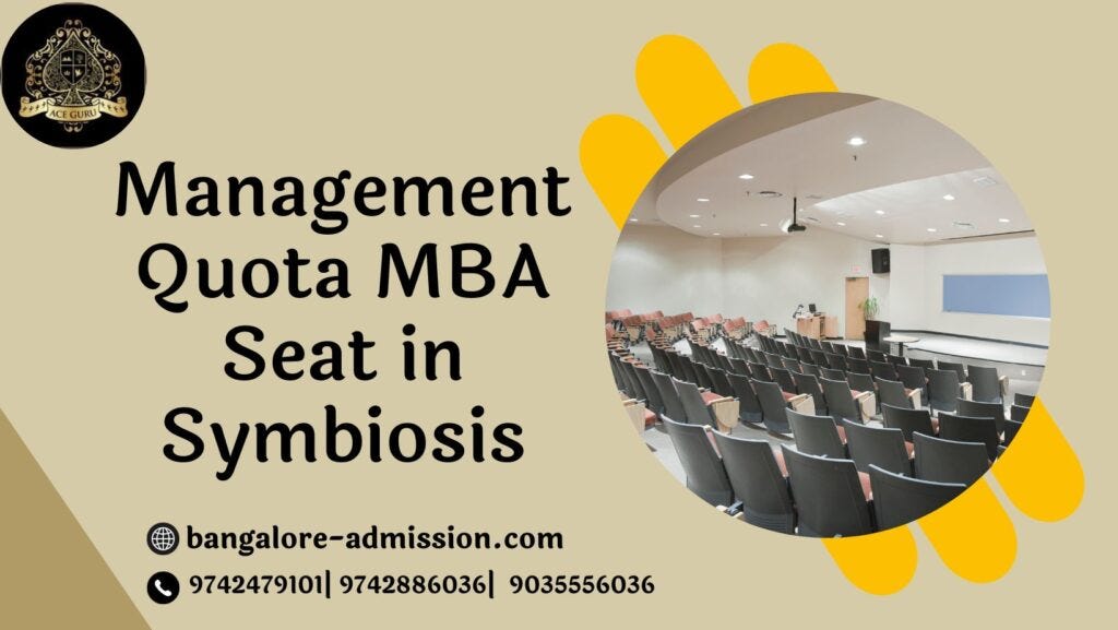 Management Quota MBA Seat In Symbiosis | By Rida Khan | Sep, 2023 | Medium