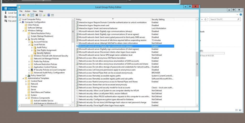How to resolve SMB Signing not required Vulnerability by Shahzad