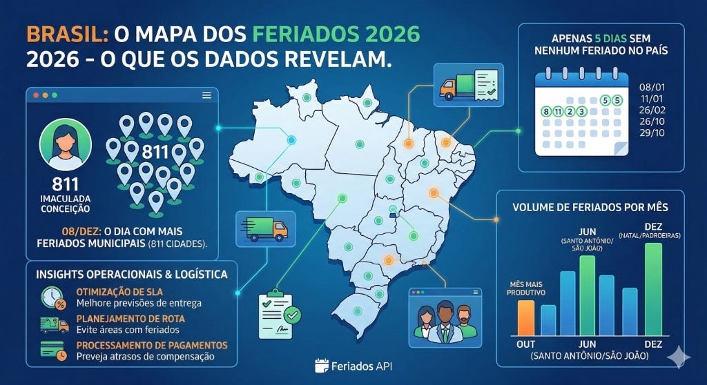 Curiosidades dos feriados no Brasil: o que os dados de 2026 revelam