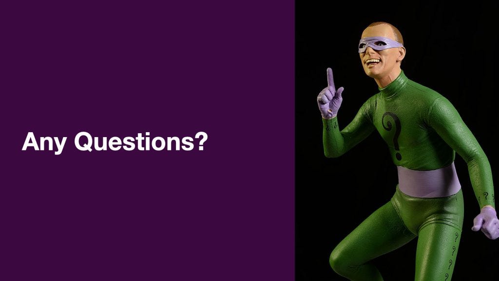 3 types of questions. The 3 types of question we can ask