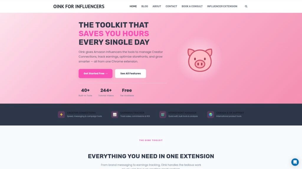 Oink For Influencers Extension - What Does It Do?