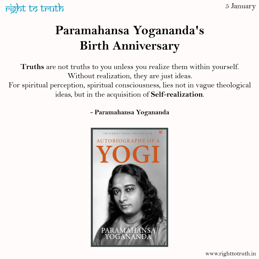 Paramahansa Yogananda — The Father of Yoga in the West