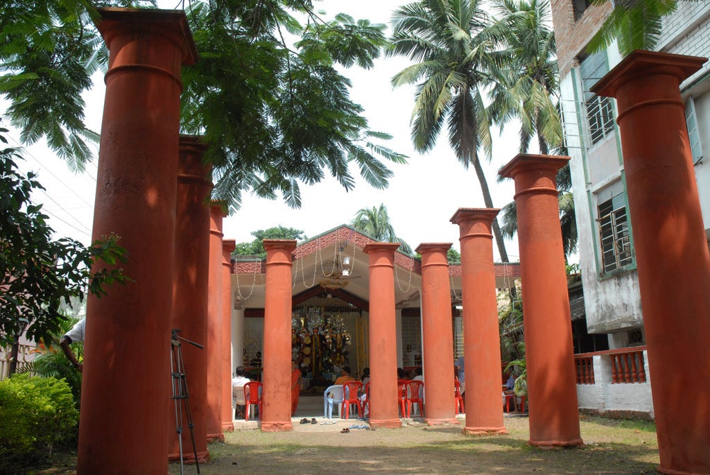 Sabarna roy choudhury durga puja | oldest durga puja in west bengal ...
