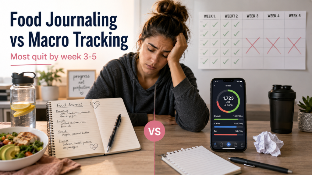 Food Journaling vs Macro Tracking: Most Quit by Week 3–5 Regardless
