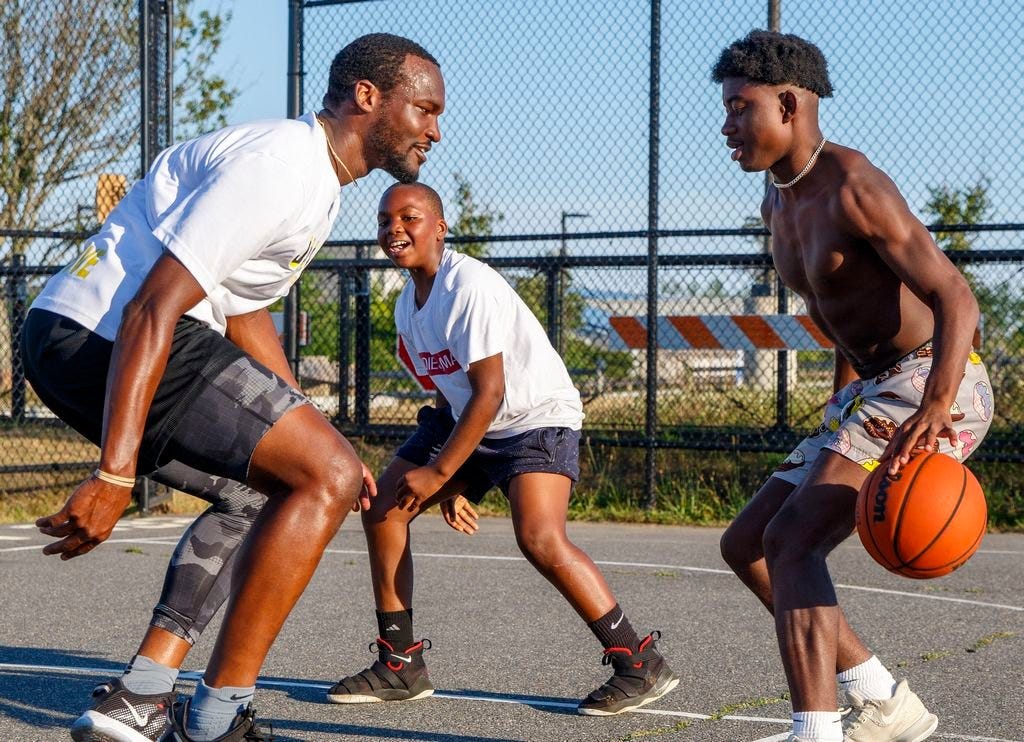 “Basketball, more than just a sport! 🏀💙 Join us on a journey through