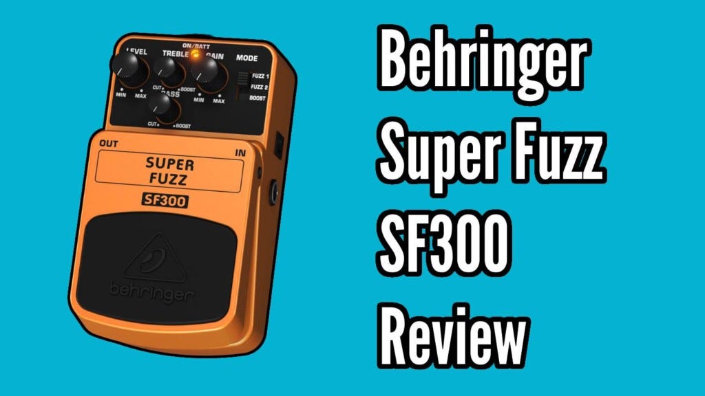 Behringer Super Fuzz SF300 Demo and Review by Andrzej Marczewski
