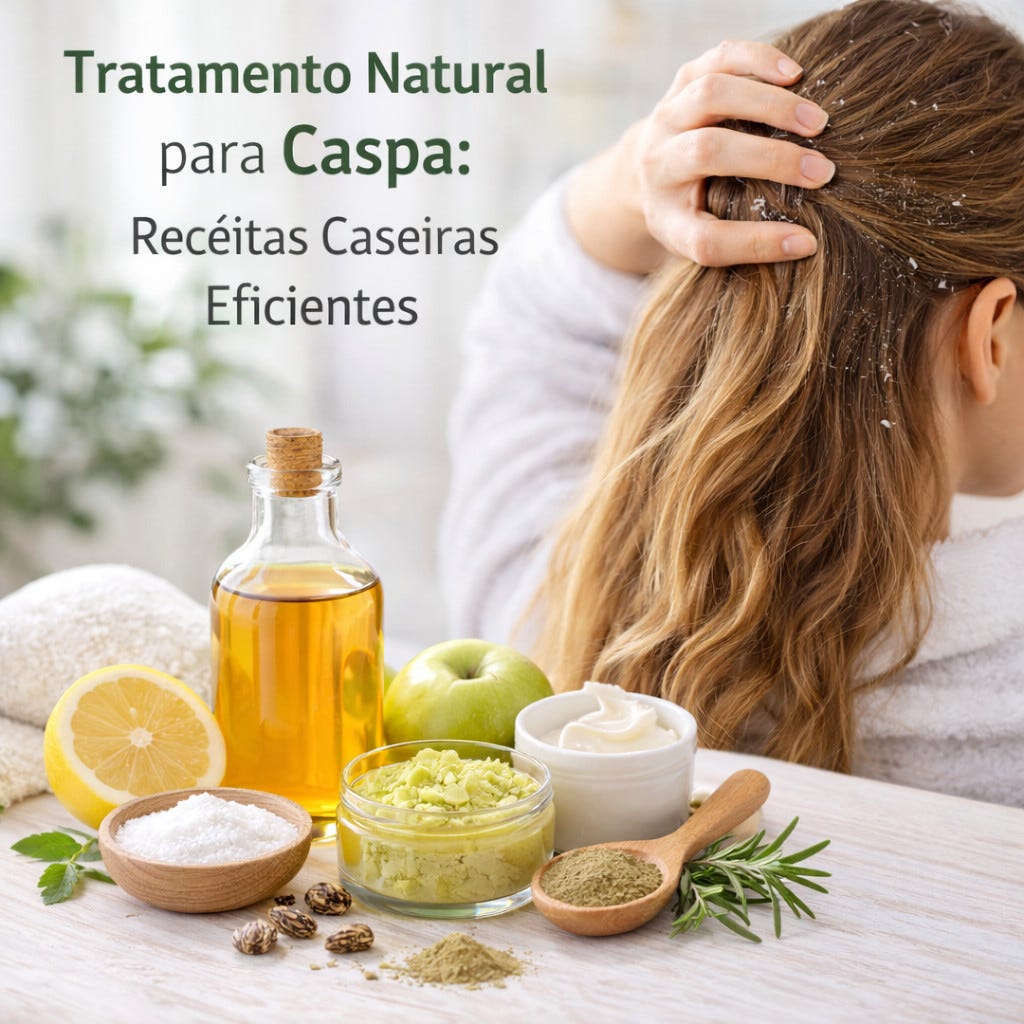 Tratamento Natural para Caspa: Receitas Caseiras Eficientes