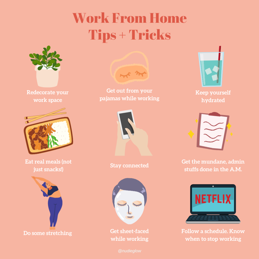 9 Tips On How To Succeed At Working From Home by Nudie Glow Medium