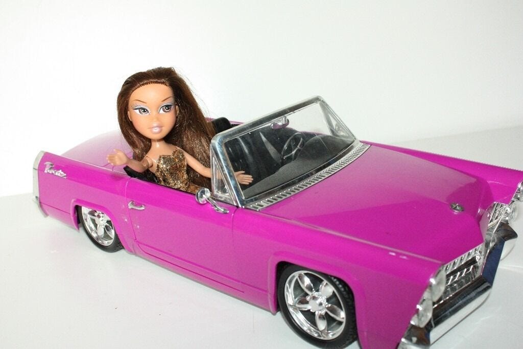 animal Enciclopedia Fuerza Queer Childhood, Christmas, and Shame: Bratz Convertible Car Edition | by  Jackson Campbell | Medium