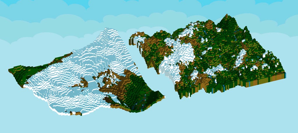 Earth Map Pixel HD Minecraft Wallpapers, HD Wallpapers